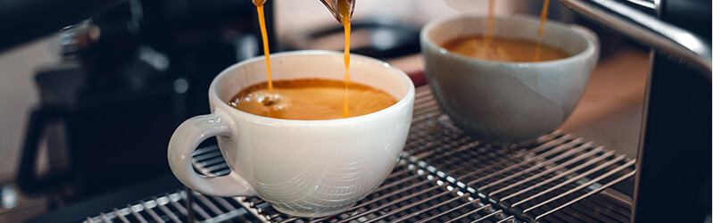 Hot drinks category header image